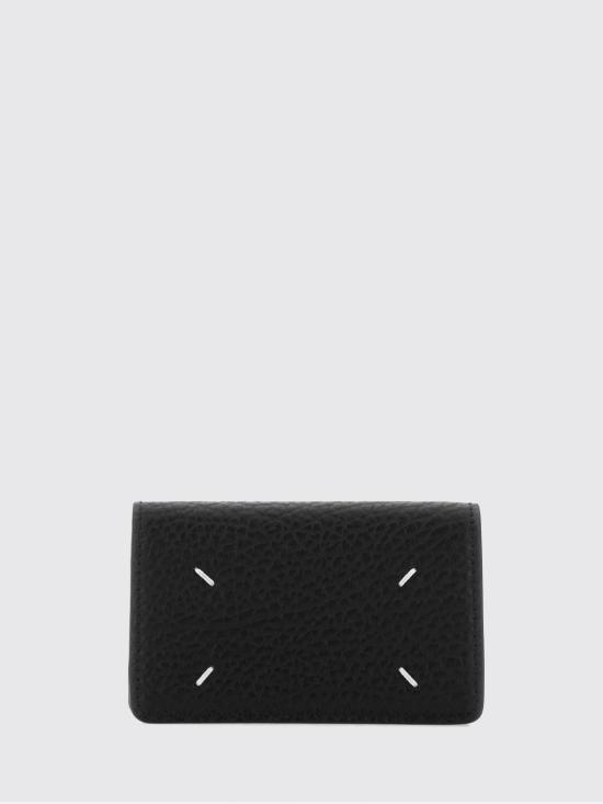 26FW 마르지엘라 스티치 레더 플랩 카드 홀더 SA3VX0008P4455 T8013 Black