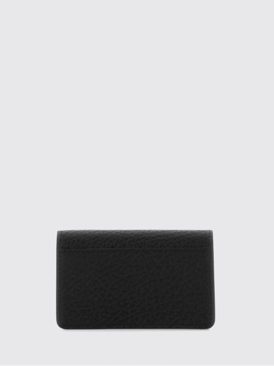 26FW 마르지엘라 스티치 레더 플랩 카드 홀더 SA3VX0008P4455 T8013 Black - MAISON MARGIELA