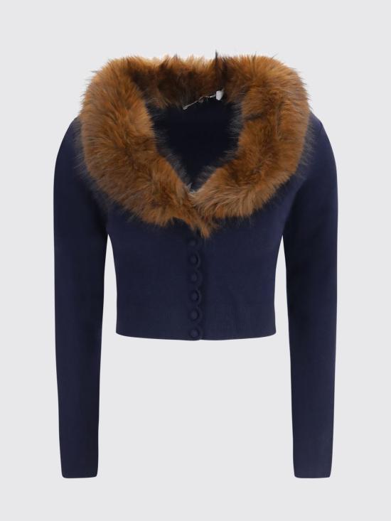 26FW 셀프 포트레이트 스웨터 AW26148CAN NAVY Blue - SELF PORTRAIT