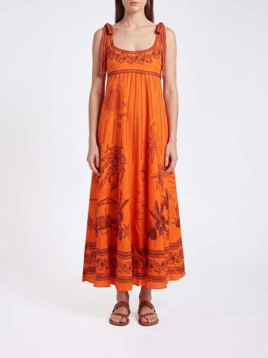 26FW 알레메 롱 원피스 7415D Orange