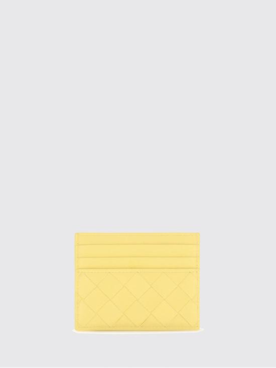 26FW 보테가베네타 인트레치아토 크레딧 카드 케이스 796324VCPP3 7275 Gold - BOTTEGA VENETA