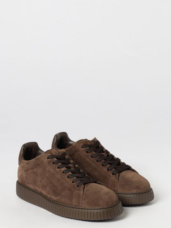 26FW 호간 스니커즈 HXM6770GF5FUHO S610 Brown - HOGAN