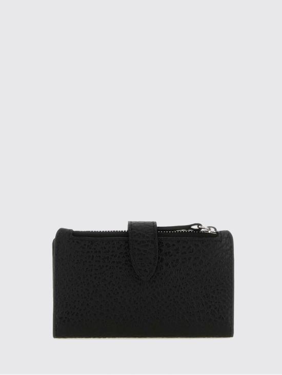 26FW 마르지엘라 포 스티치 지퍼 지갑 SA1VX0019P4455 T8013 Black - MAISON MARGIELA