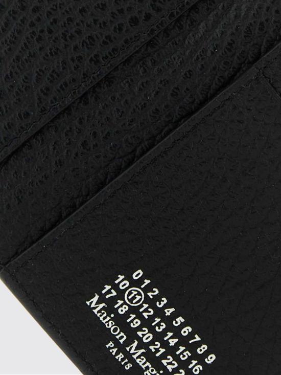 26FW 마르지엘라 포 스티치 지퍼 지갑 SA1VX0019P4455 T8013 Black - MAISON MARGIELA