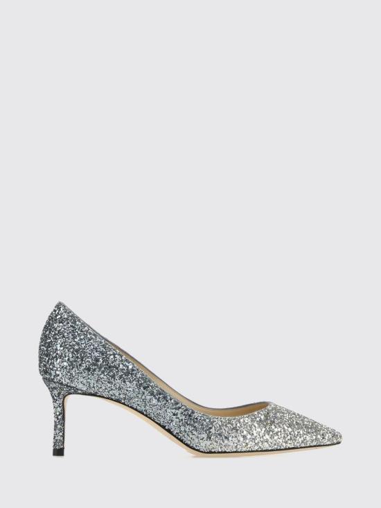 26FW 지미추 힐/펌프스 ROMY60BRE SILDUSBLU Silver