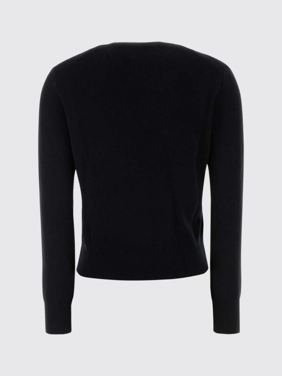 26FW 아미 ADC 자수 크루넥 스웨터 FKS826001 009 Black - AMI