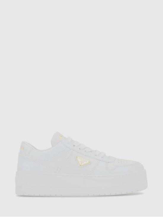 26FW 프라다 다운타운 볼드 레더 스니커즈 1E792MFD0503LPH F0009 White