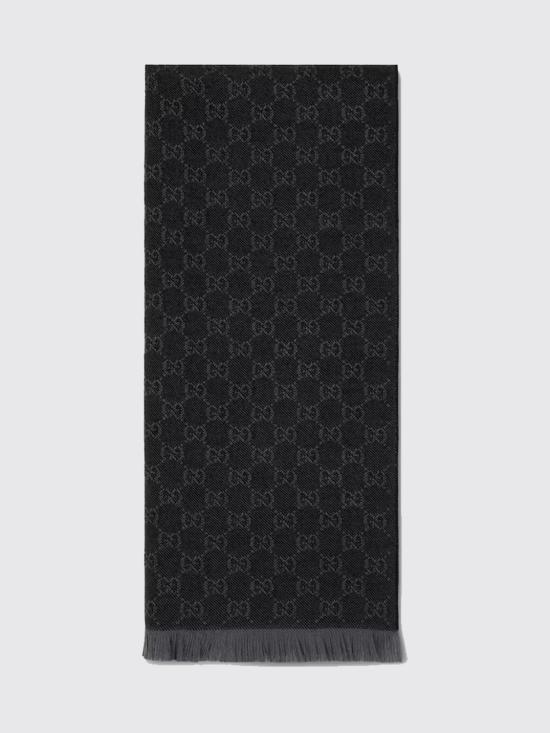 26FW 구찌 GG 울 스카프 8485073G200 1063 Black