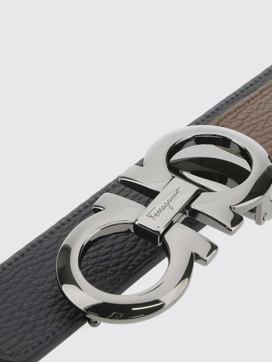 26FW 살바토레 페라가모 간치니 레더 벨트 675542 705614 Brown - SALVATORE FERRAGAMO