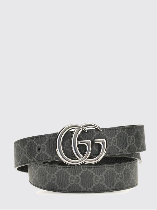 26FW 구찌 GG 마몽 리버시블 벨트 838593FAEWZ 1000 Black - GUCCI