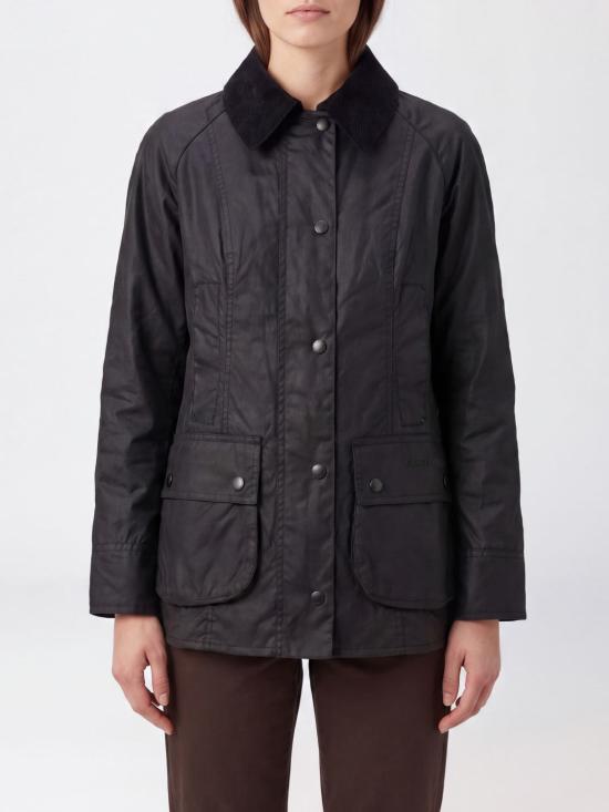 26FW 바버 비드넬 왁스 재킷 LWX0667 BK11 Black