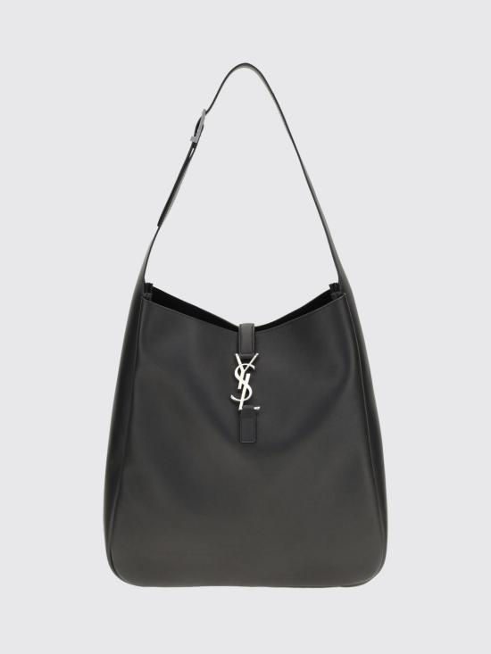26FW 생로랑 LE 5 A 7 서플 라지 그레인드 레더백 753837AACQG 1000 Black