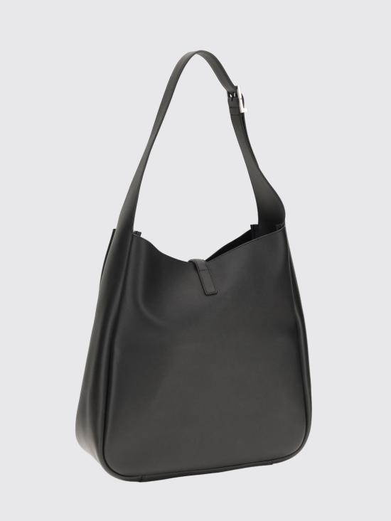 26FW 생로랑 LE 5 A 7 서플 라지 그레인드 레더백 753837AACQG 1000 Black - SAINT LAURENT