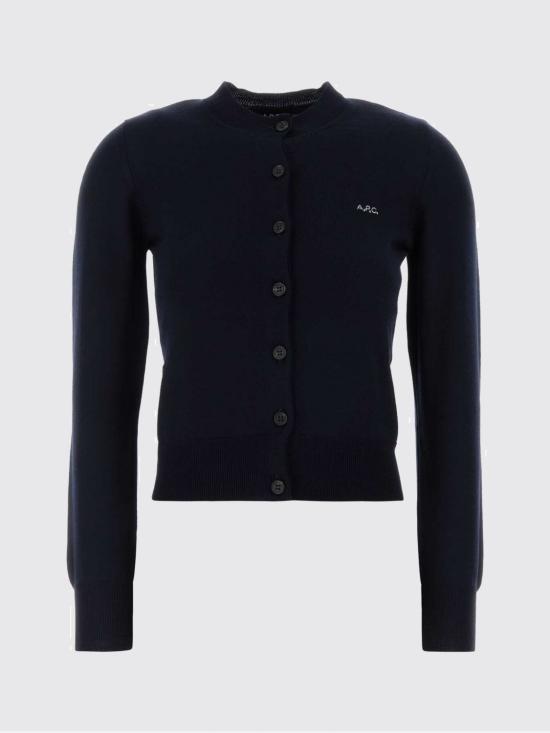 26FW 아페쎄 스웨터 WVBEPF22346 IAK Navy - A.P.C.