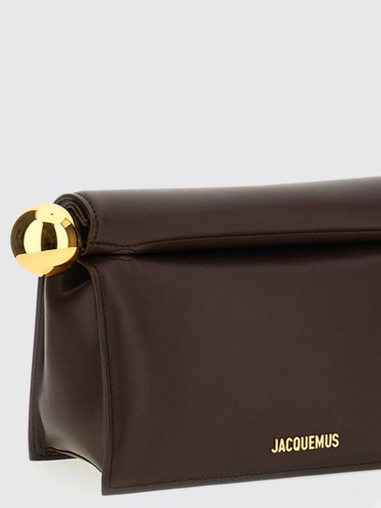 26FW 자크뮈스 론드 까레 클러치 BAW00356AC27L14 890 Brown - JACQUEMUS