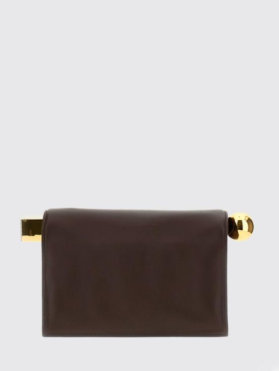 26FW 자크뮈스 론드 까레 클러치 BAW00356AC27L14 890 Brown - JACQUEMUS