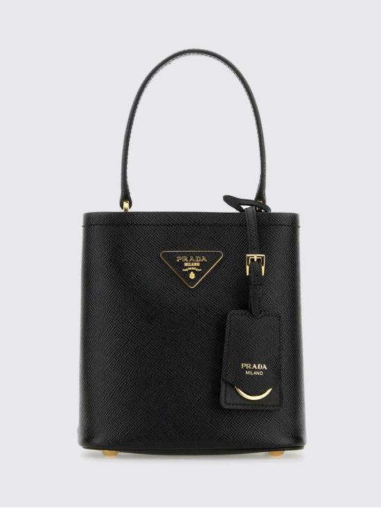 26FW 프라다 파니에 사피아노 가죽 스몰백 1BA217VOOD2ERX F0002 Black