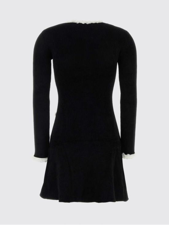 26FW 셀프 포트레이트 롱 원피스 AW26099SB Black - SELF PORTRAIT
