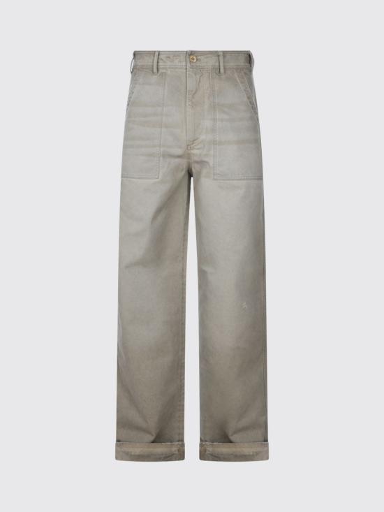 26FW 아크네 스튜디오 스테인드 트윌 팬츠 스테인드 트윌 팬츠 BK0779 DFJ Beige - ACNE STUDIOS