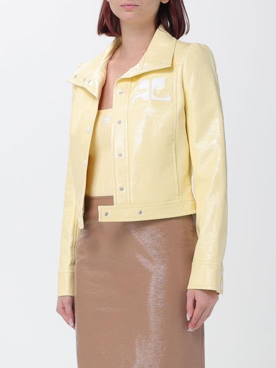 26FW 쿠레쥬 자켓 826CBL005VY0014 2010 Yellow - COURREGES