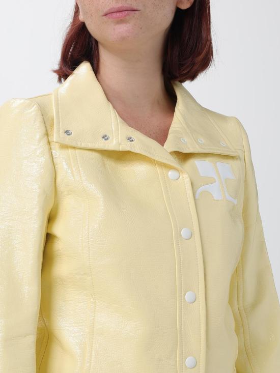 26FW 쿠레쥬 자켓 826CBL005VY0014 2010 Yellow - COURREGES