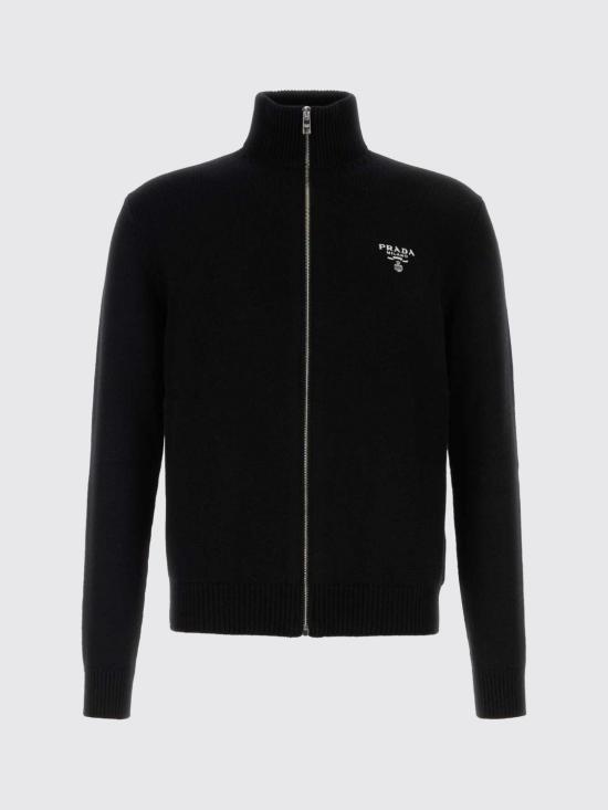 26FW 프라다 집업 니트 UMG245S23211LM F0002 Black