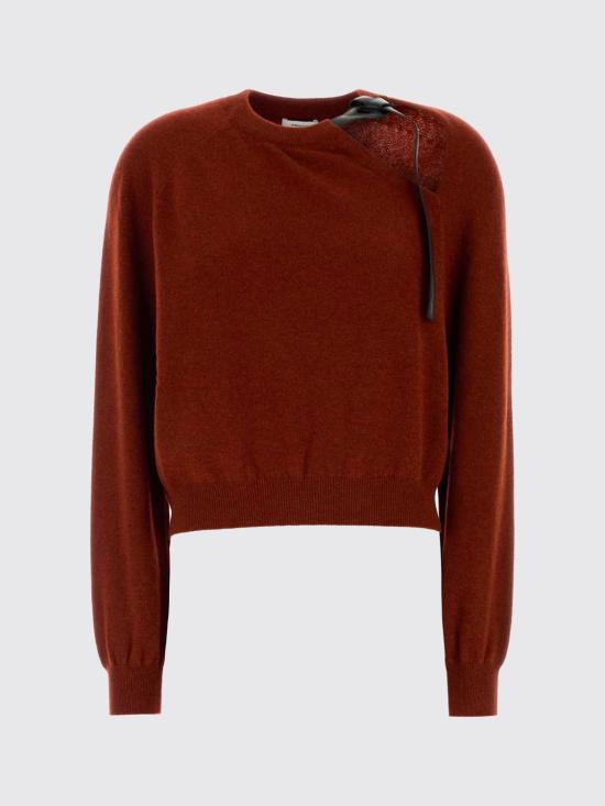 26FW 살바토레 페라가모 스웨터 13I603 796197 Brick Red - SALVATORE FERRAGAMO