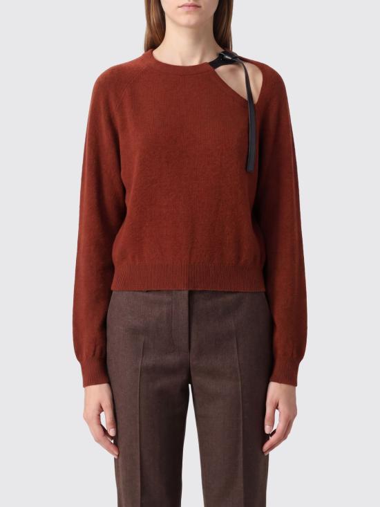 26FW 살바토레 페라가모 스웨터 13I603 796197 Brick Red