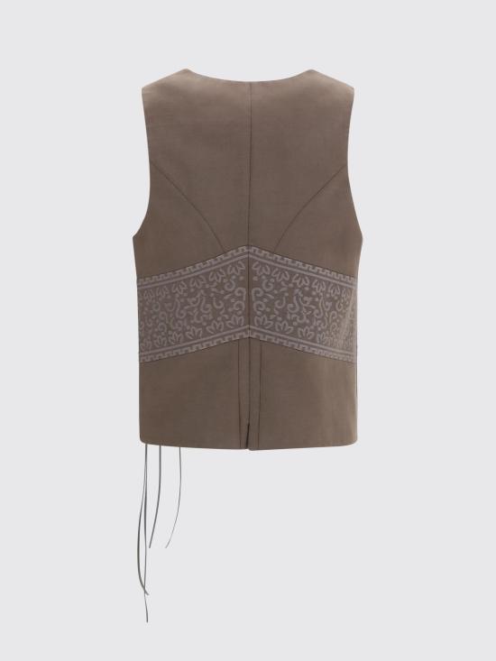 26FW 조르지오 아르마니 베스트 GW003454TE23029 U6063 Mud - GIORGIO ARMANI