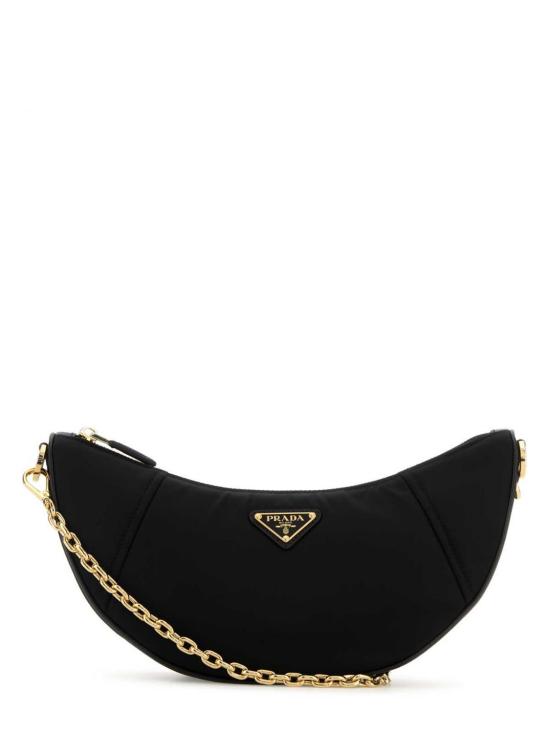 26FW 프라다 DEMI LUNE 데미 룬 리나일론 숄더백 1BH222VNOOR064 F0002 Black
