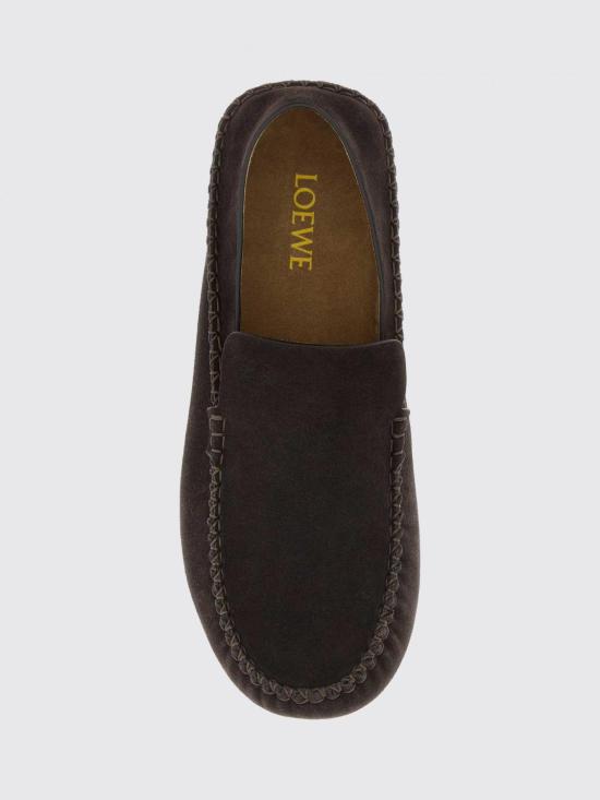 26FW 로에베 람블라 레더 로퍼 드라이빙 로퍼 M816290X69 3110 Brown - LOEWE