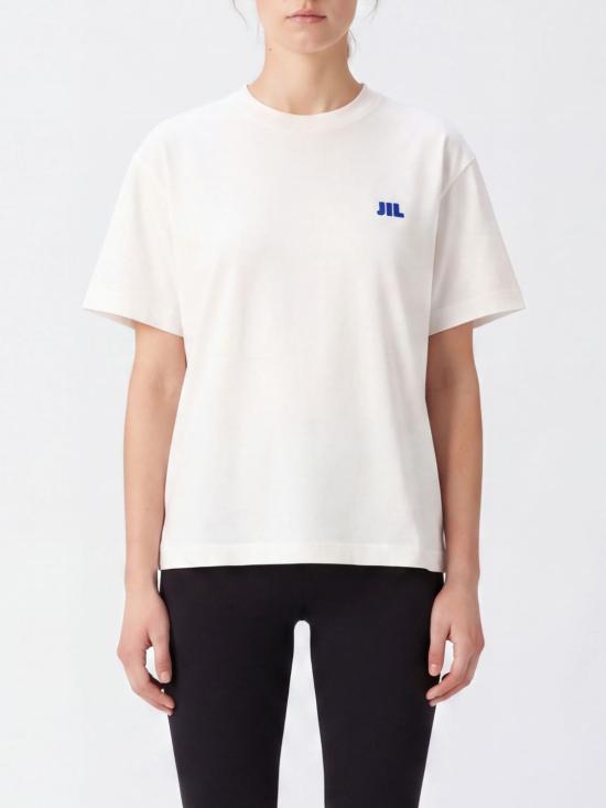 26FW 질샌더 반팔 티셔츠 J02GC0163J45048 100 White