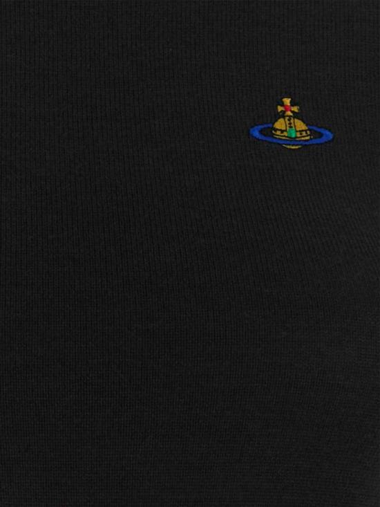 26FW 비비안웨스트우드 베아 니트 반소매 스웨터 1803002QY005E N401 Black - VIVIENNE WESTWOOD