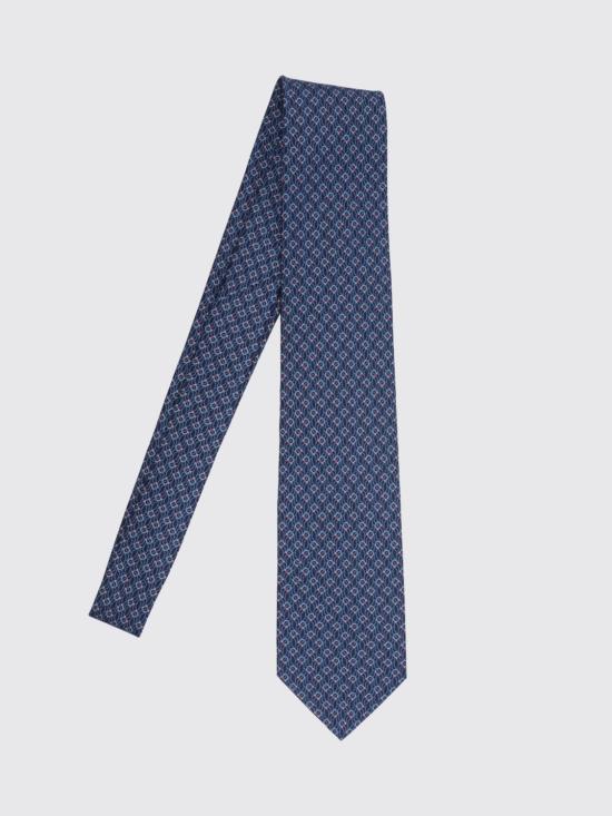 26FW 살바토레 페라가모 넥타이 350950 768562 NAVY Blue