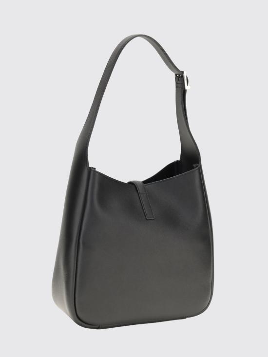 26FW 생로랑 LE 5 A 7 서플 스몰 그레인드 레더백 713938AACQG 1000 Black - SAINT LAURENT