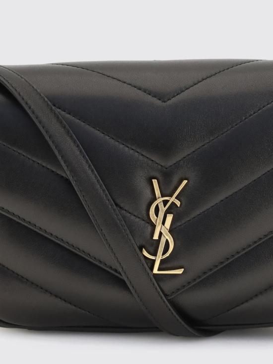26FW 생로랑 카상드르 루루 토이 퀼팅 양가죽 숄더백 873156AAEAX 1000 Black - SAINT LAURENT
