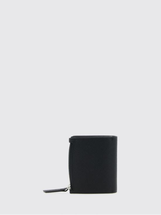 26FW 마르지엘라 레더 플랩 월렛 SA1UI0023P4745 T8013 Black - MAISON MARGIELA
