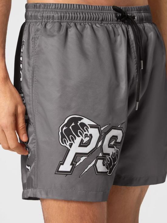 26SS 플레인스포츠 스윔팬츠 PADCMMX0117SXV005N 10 Grey - PLEIN SPORT