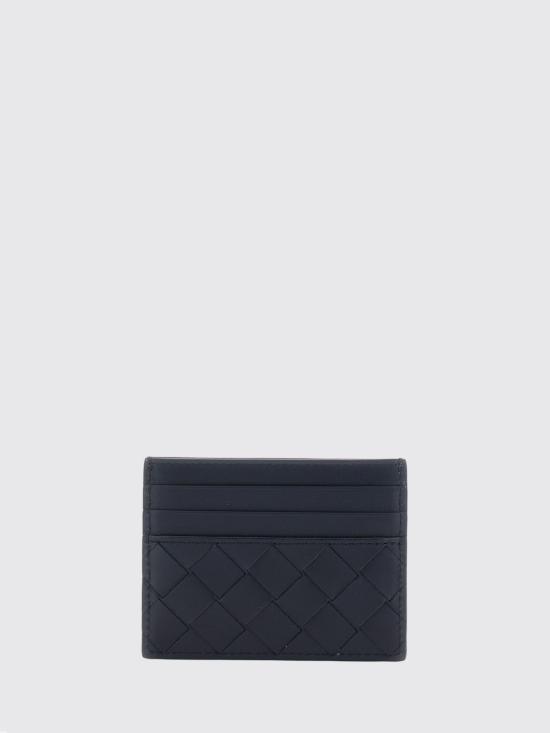 26FW 보테가베네타 인트레치아토 크레딧 카드 케이스 743209VCPQ3 8838 Blue - BOTTEGA VENETA