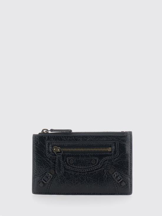 26FW 발렌시아가 르 시티 롱 코인 앤 카드 홀더 8106072ABFY 1000 Black