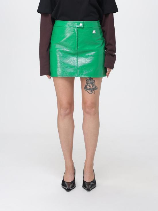 26FW 쿠레쥬 스커트 826CJU001VY0014 8000 Green
