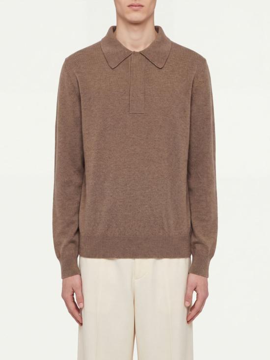 26FW 질샌더 폴로 티셔츠 J61GL0003J14823 251 Beige