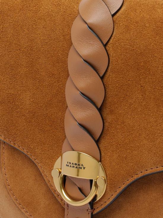 26FW 이자벨마랑 알타이 스웨이드 가죽 스몰 숄더백 BF0099FAC2C21M 50CO Brown - ISABEL MARANT