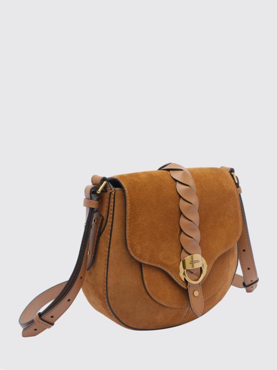 26FW 이자벨마랑 알타이 스웨이드 가죽 스몰 숄더백 BF0099FAC2C21M 50CO Brown - ISABEL MARANT