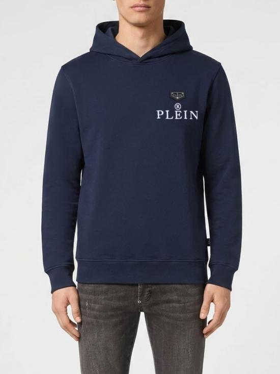 26SS 필립 플레인 후드 티셔츠 UAFCMJB4090PTE180N 24 Blue