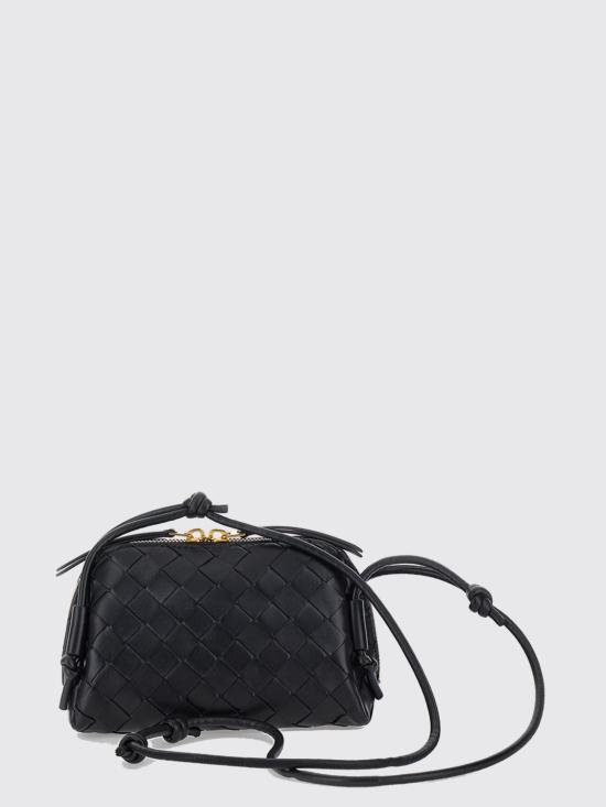 26FW 보테가베네타 인트레치아토 콘서트 파우치 794258VCPP1 8425 Black - BOTTEGA VENETA
