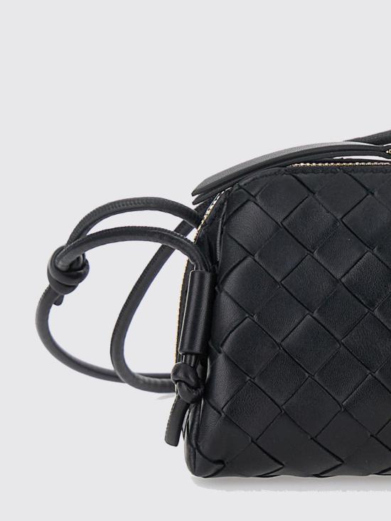 26FW 보테가베네타 인트레치아토 콘서트 파우치 794258VCPP1 8425 Black - BOTTEGA VENETA