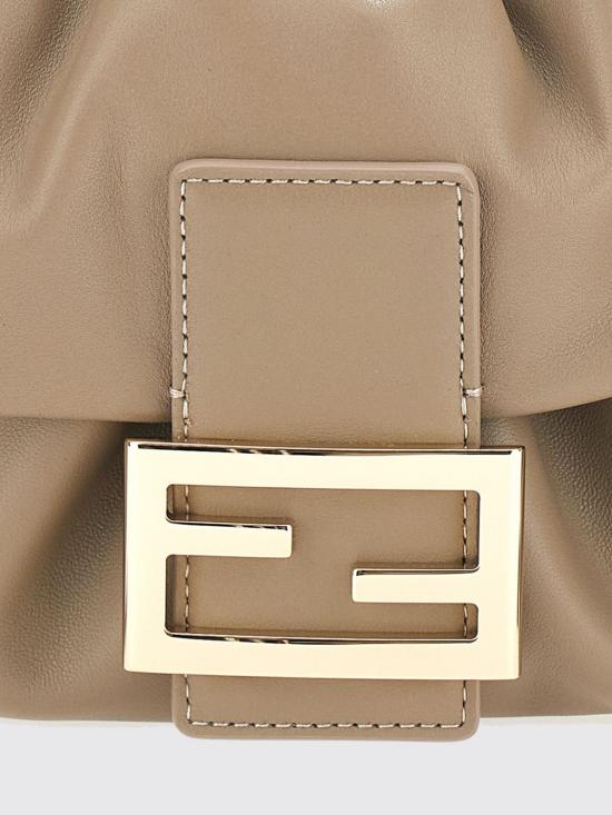 26FW 펜디 바게트 소프트 미디엄 백 8BR856B1ZK F0QD3 Dove Grey - FENDI