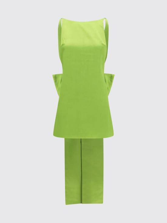 26FW 셀프 포트레이트 롱 원피스 AW26008SG Green - SELF PORTRAIT