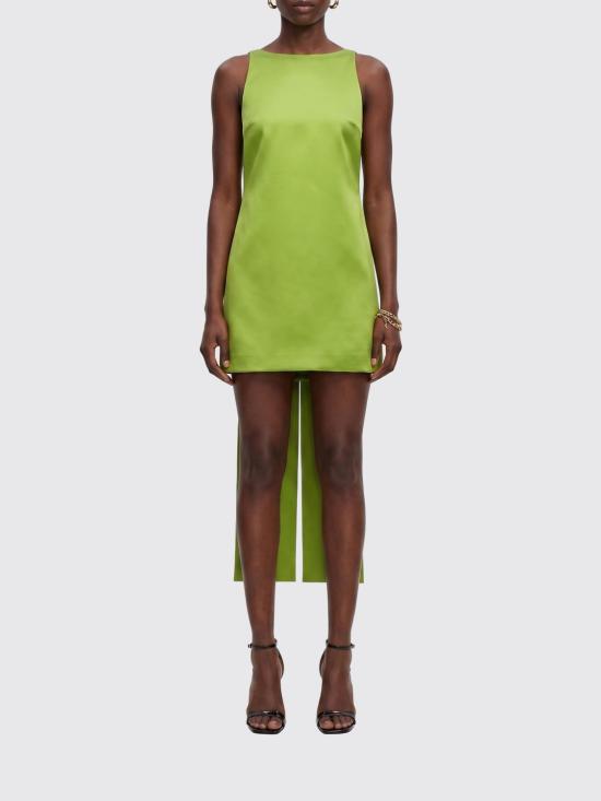 26FW 셀프 포트레이트 롱 원피스 AW26008SG Green